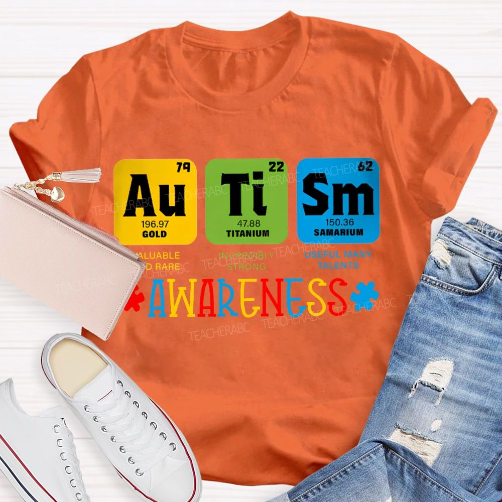 Autism Awareness Incredibly Strong Useful Many Talents T-shirt