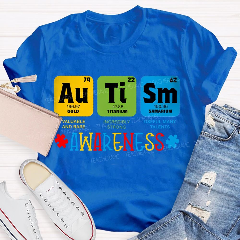 Autism Awareness Incredibly Strong Useful Many Talents T-shirt