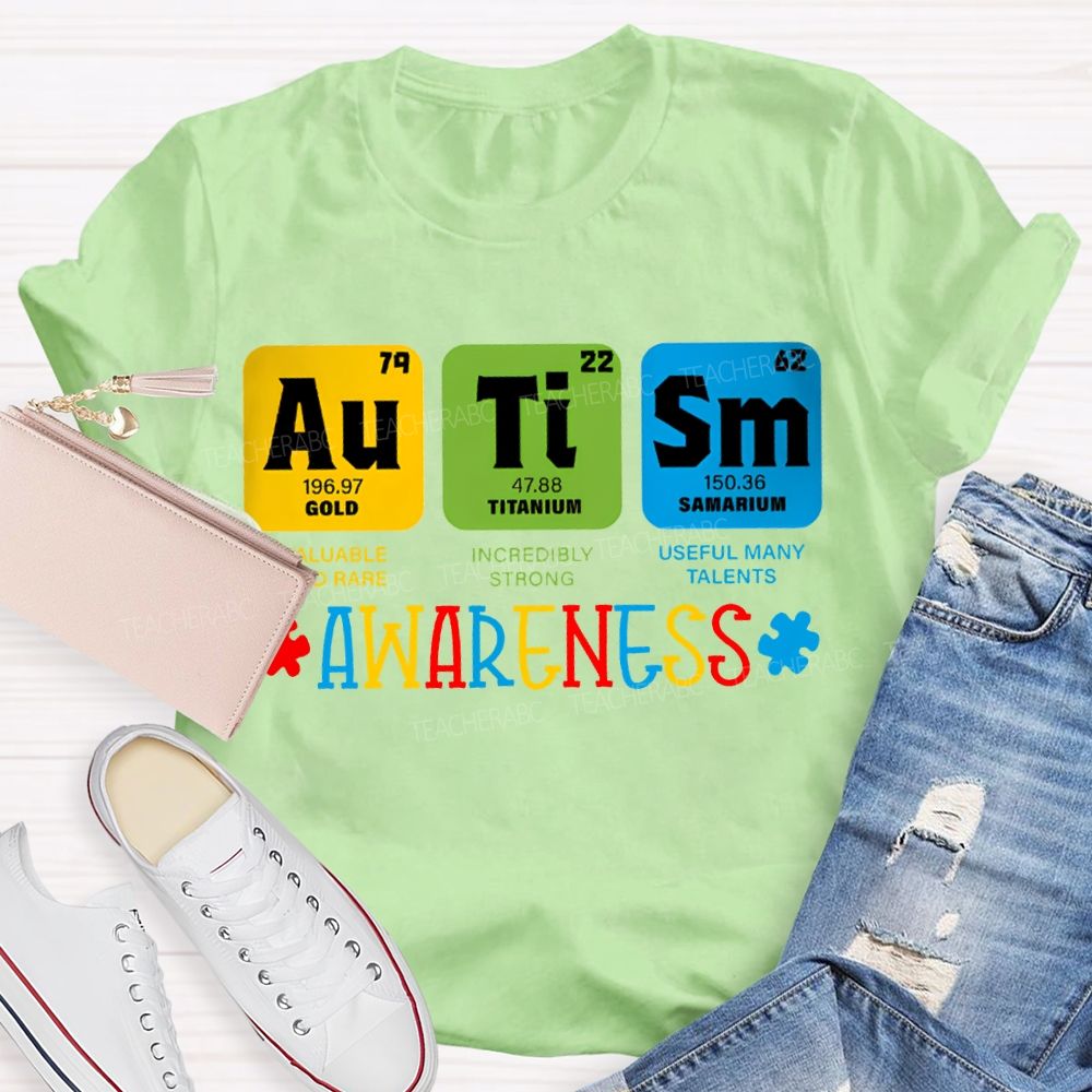 Autism Awareness Incredibly Strong Useful Many Talents T-shirt