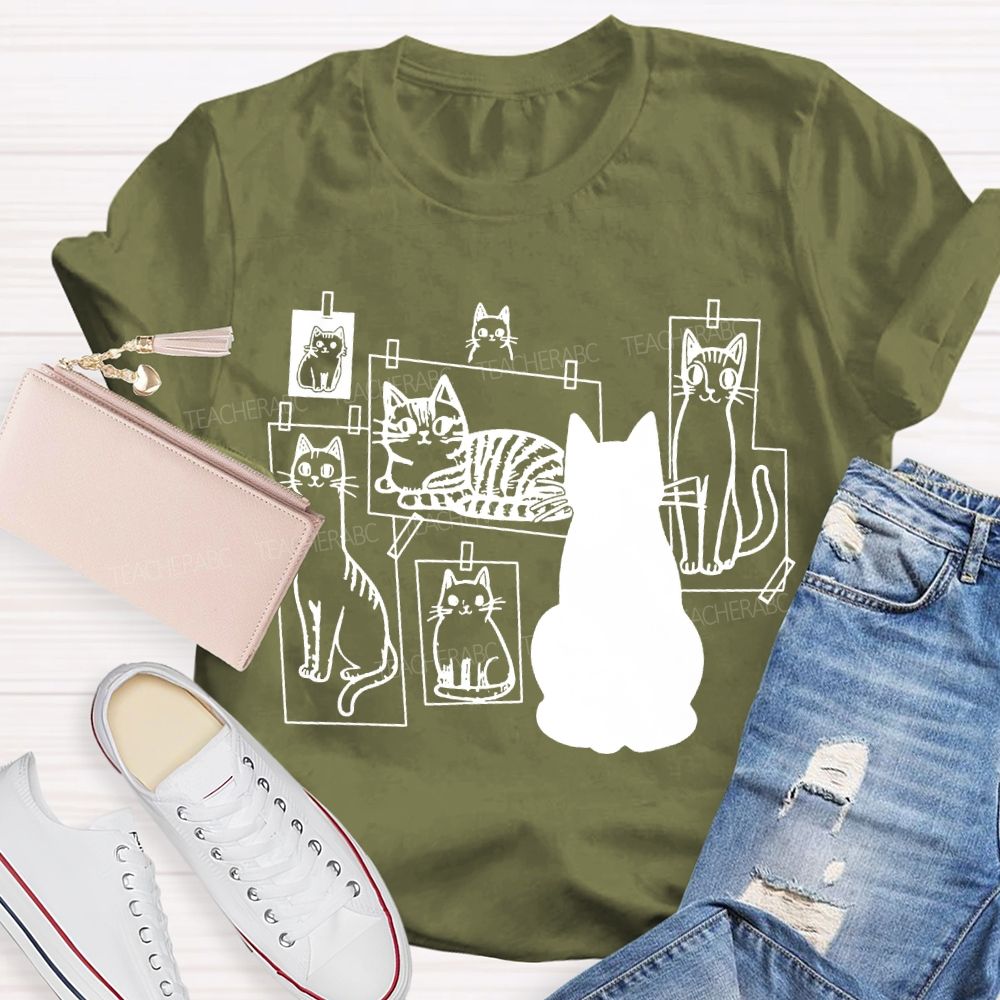 Cat Gallery This Is Art And This Is Artist Cat T-shirt