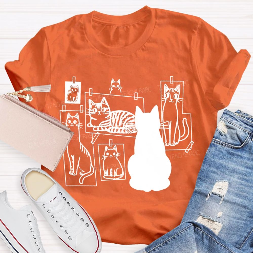 Cat Gallery This Is Art And This Is Artist Cat T-shirt