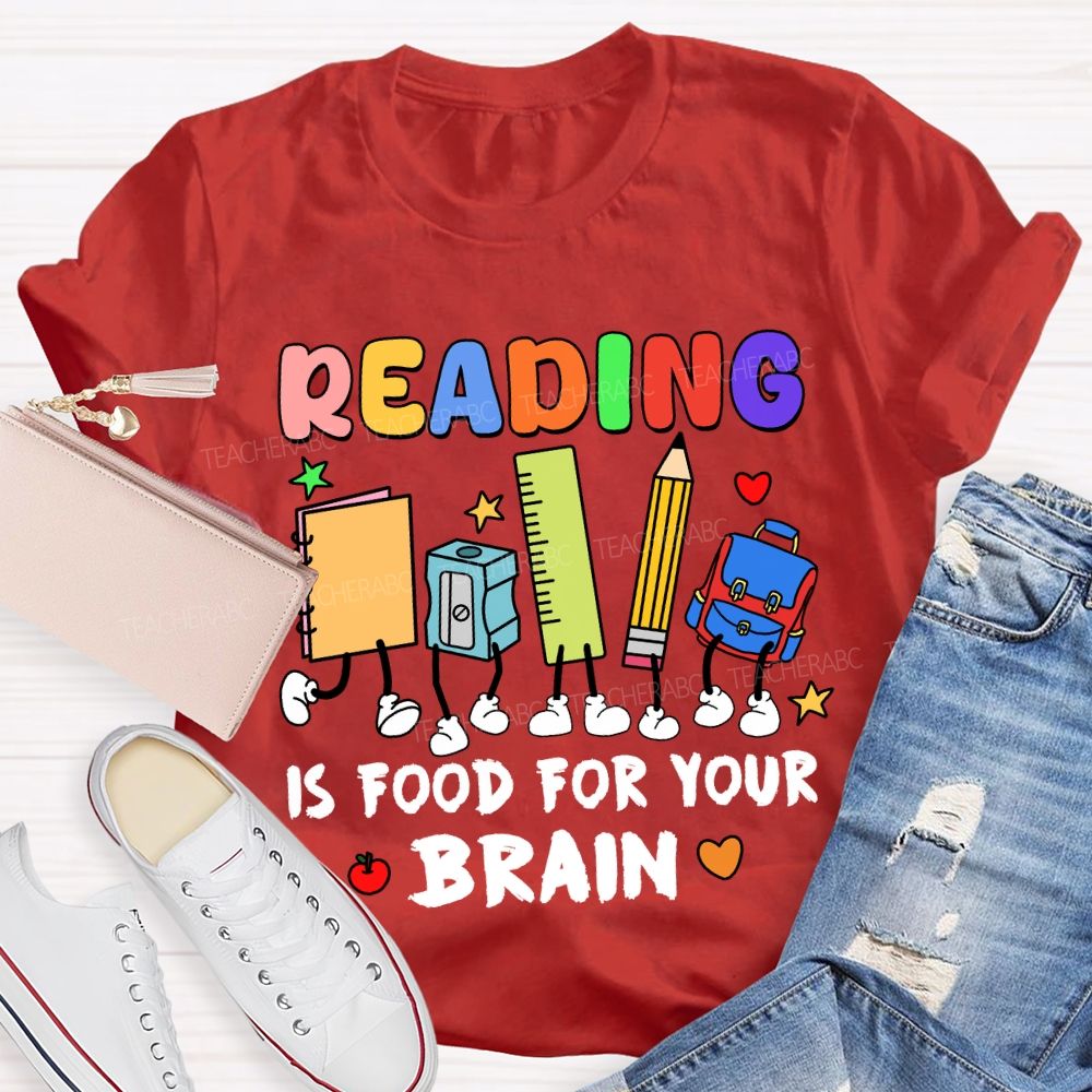 Reading Is Food For Your Brain T-shirt
