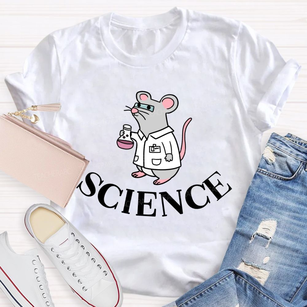Hamsters Doing Experiments Science Teacher T-shirt