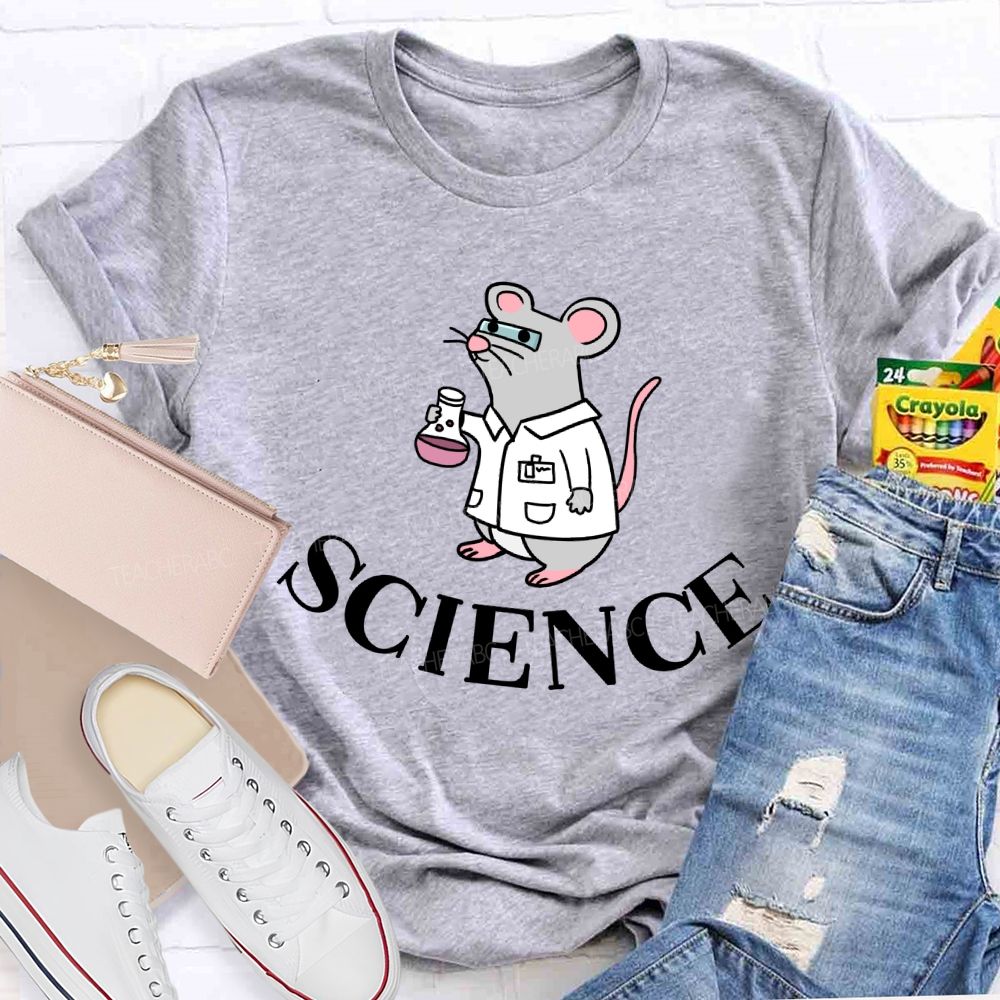 Hamsters Doing Experiments Science Teacher T-shirt