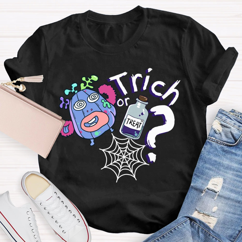 Trick Or Treat Cell Science Teacher T-shirt