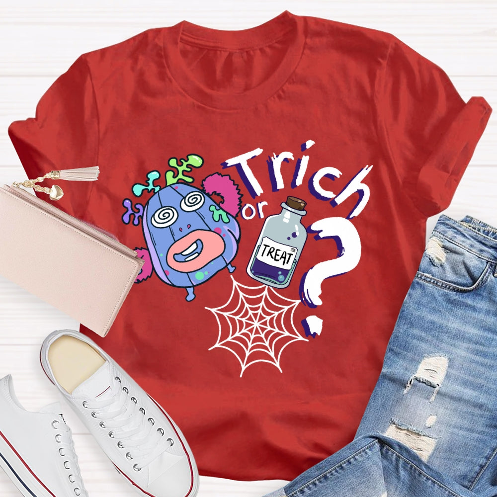 Trick Or Treat Cell Science Teacher T-shirt