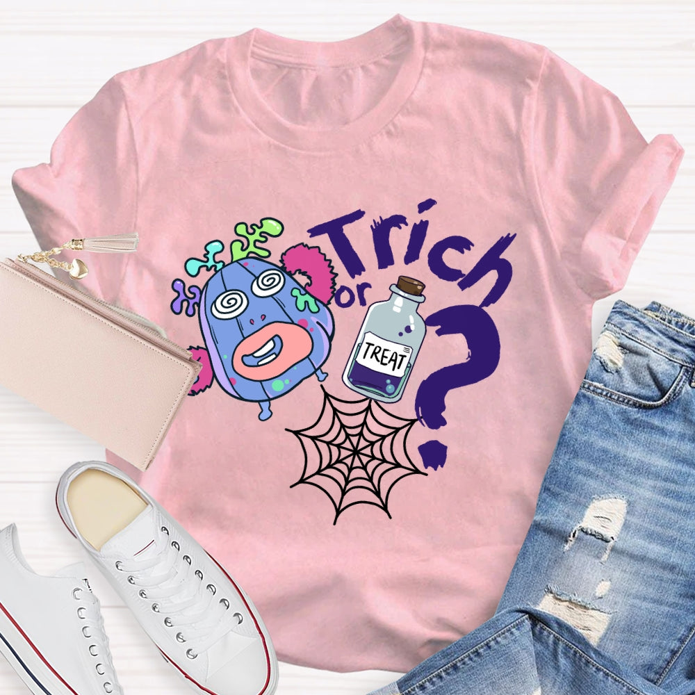 Trick Or Treat Cell Science Teacher T-shirt