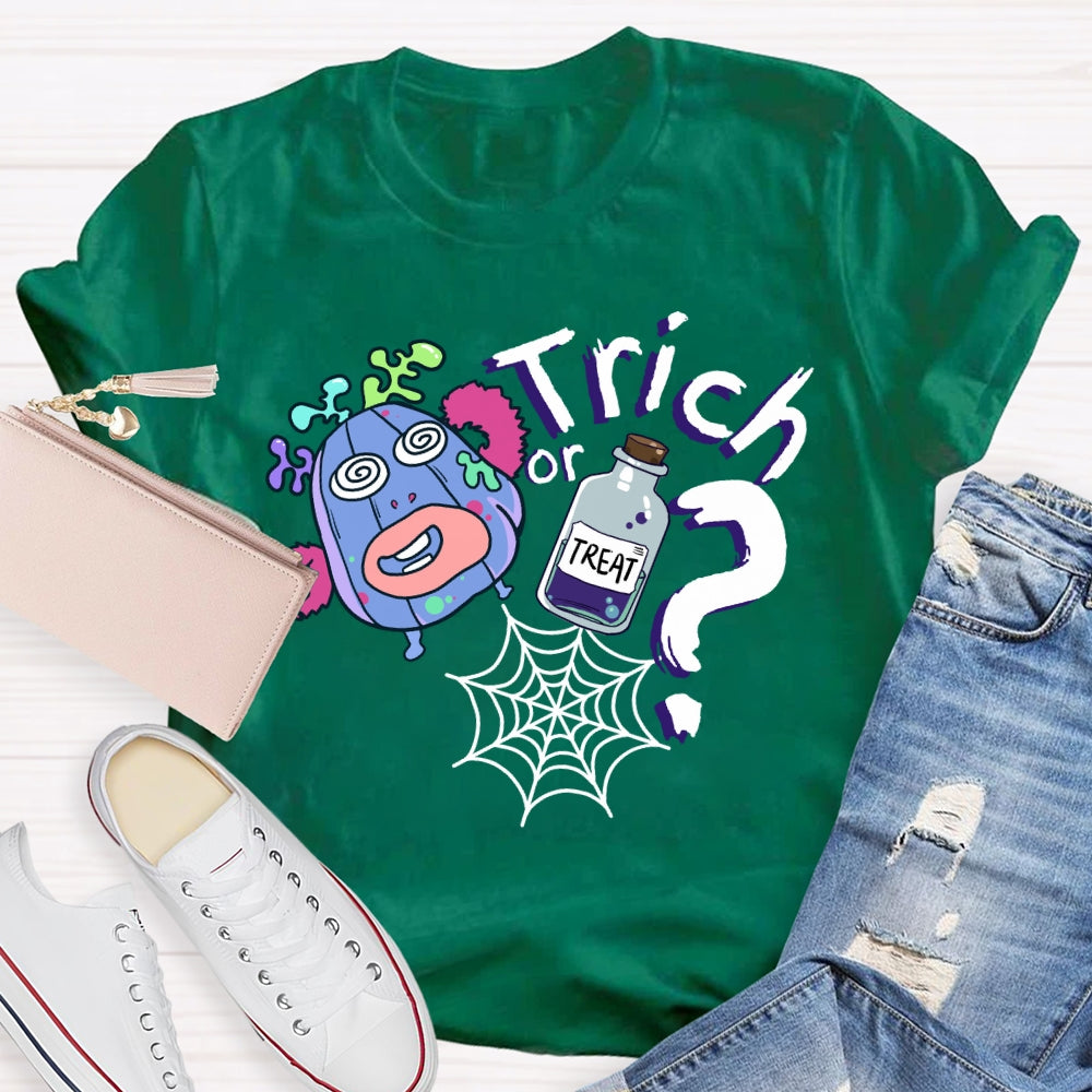 Trick Or Treat Cell Science Teacher T-shirt