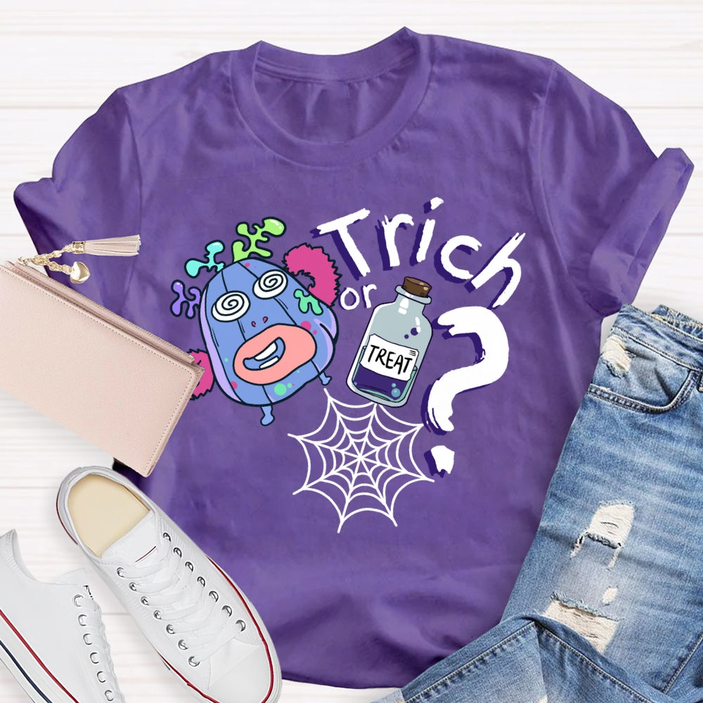 Trick Or Treat Cell Science Teacher T-shirt