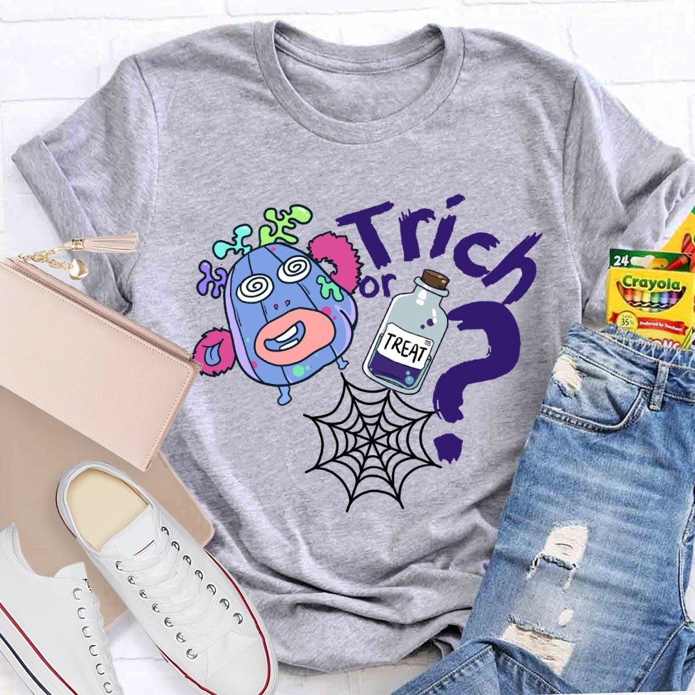 Trick Or Treat Cell Science Teacher T-shirt
