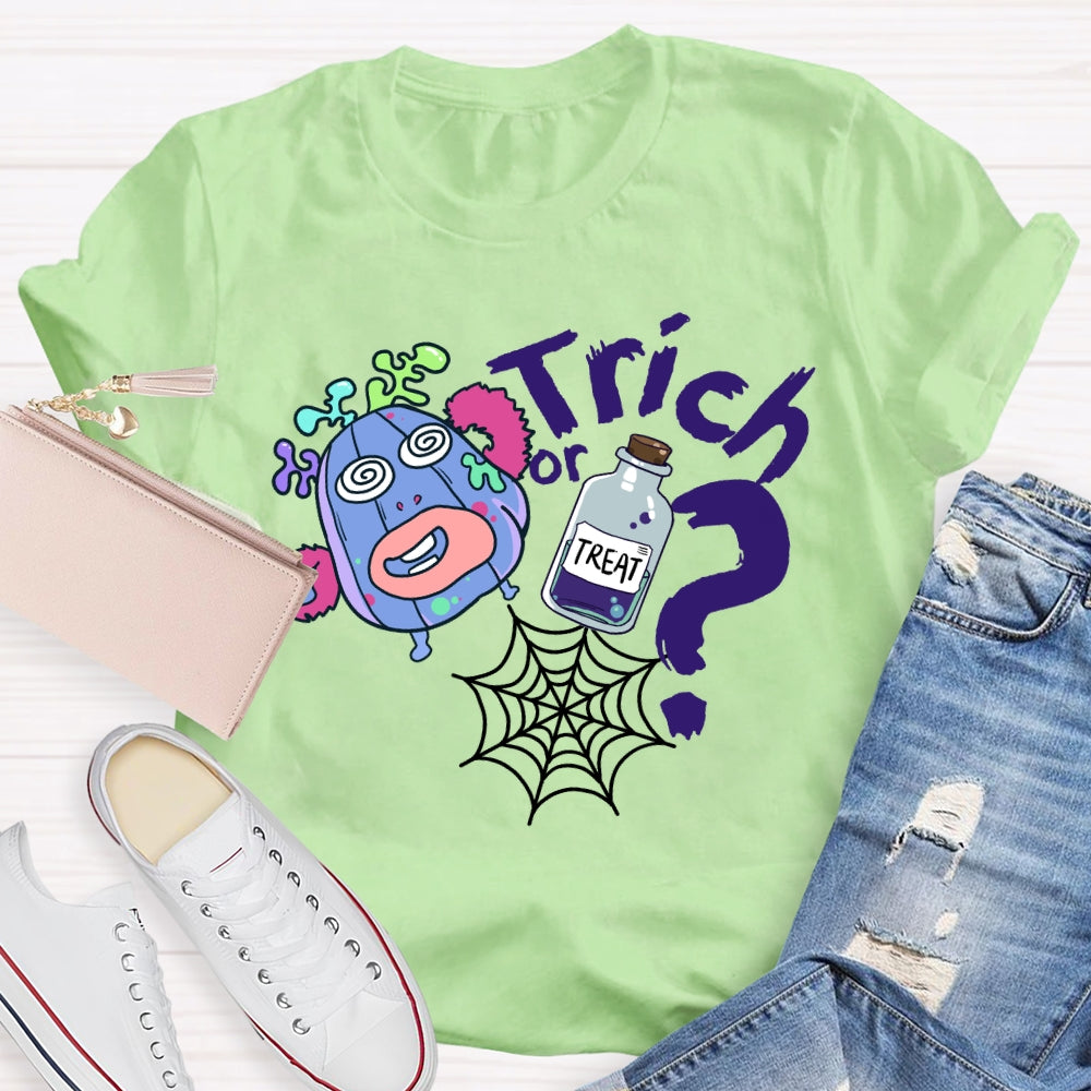 Trick Or Treat Cell Science Teacher T-shirt