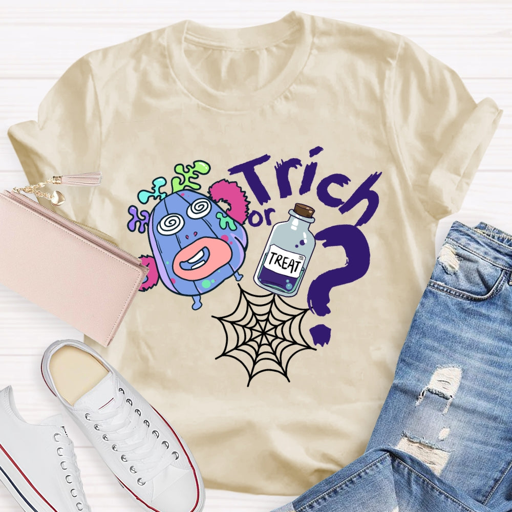 Trick Or Treat Cell Science Teacher T-shirt