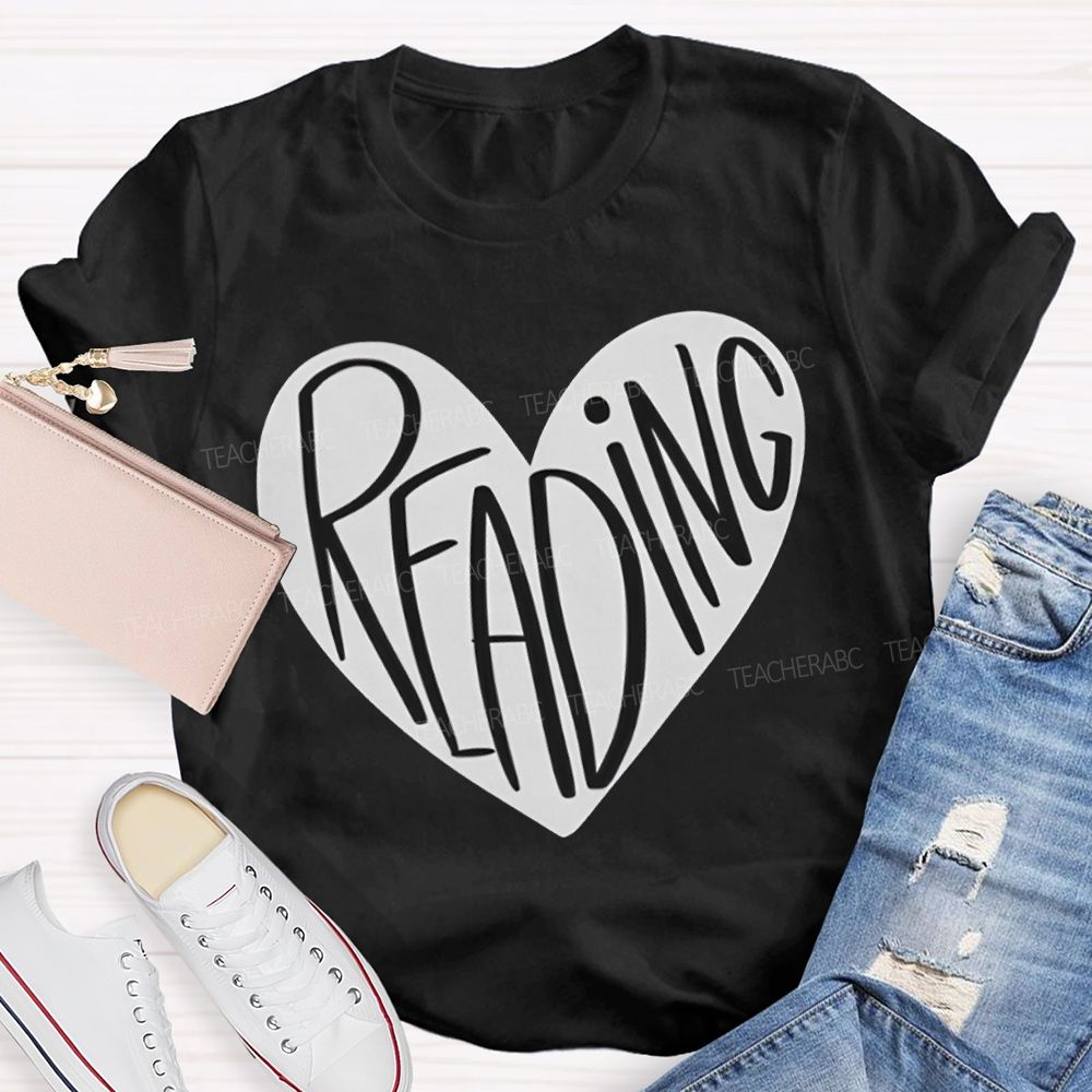 Reading And Heart Fall In Love With Reading T-shirt