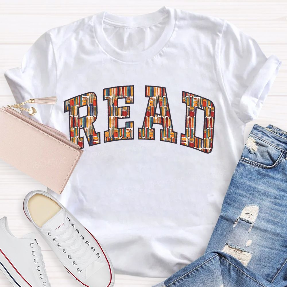 Read Book Fonts Fall In Love With Reading T-shirt