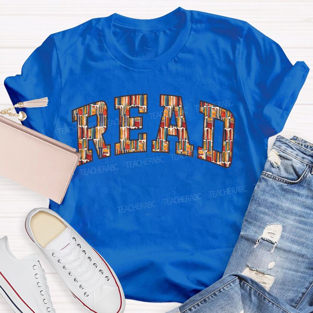Read Book Fonts Fall In Love With Reading T-shirt