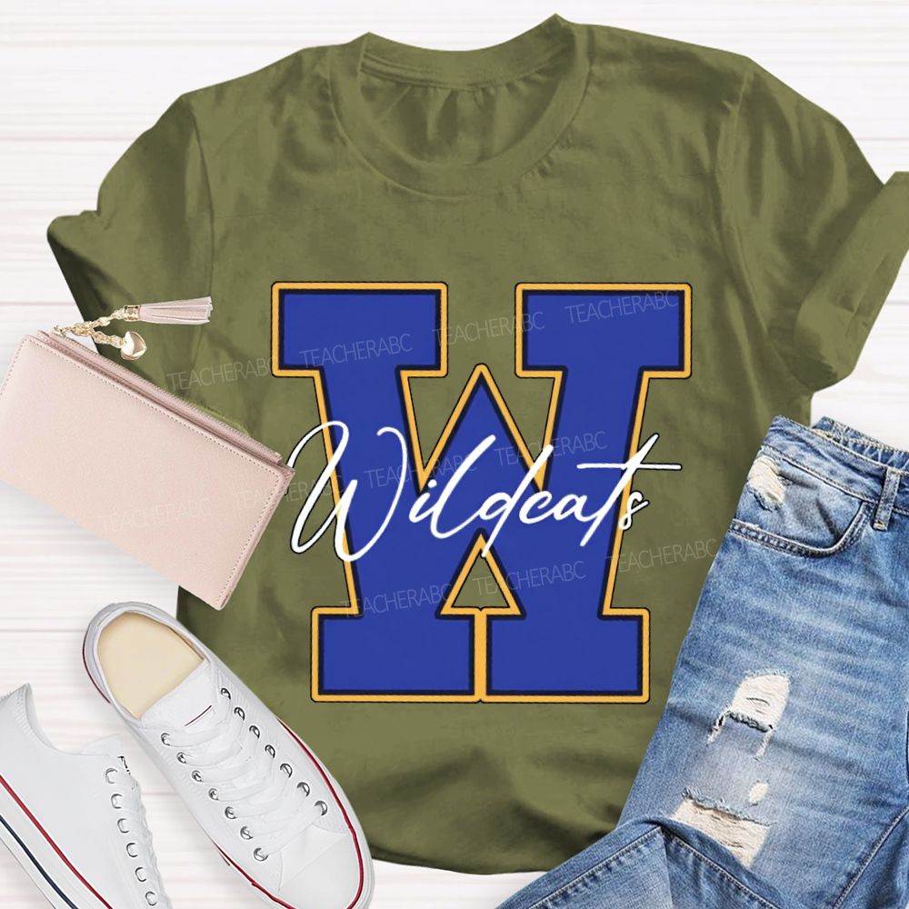 Personalized Mascot Colorful Font Mascot T-shirt