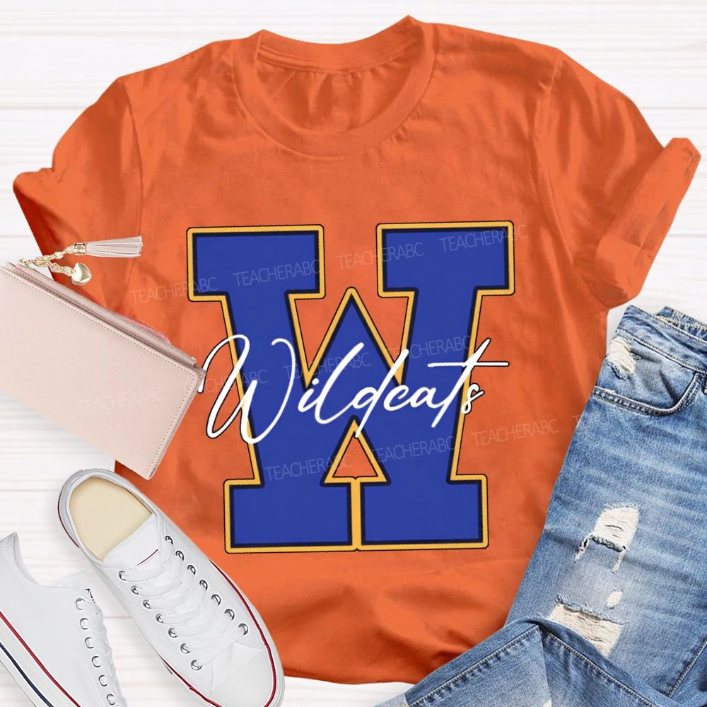 Personalized Mascot Colorful Font Mascot T-shirt