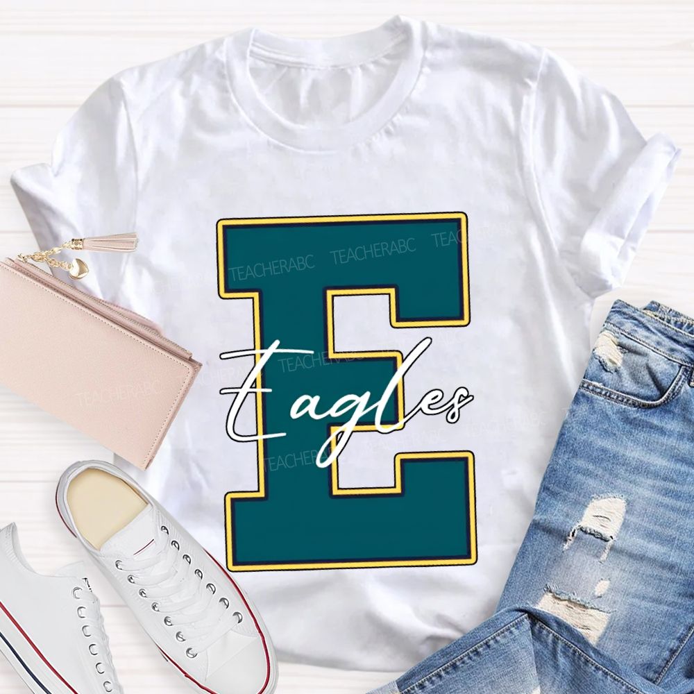 Personalized Mascot Colorful Font Mascot T-shirt