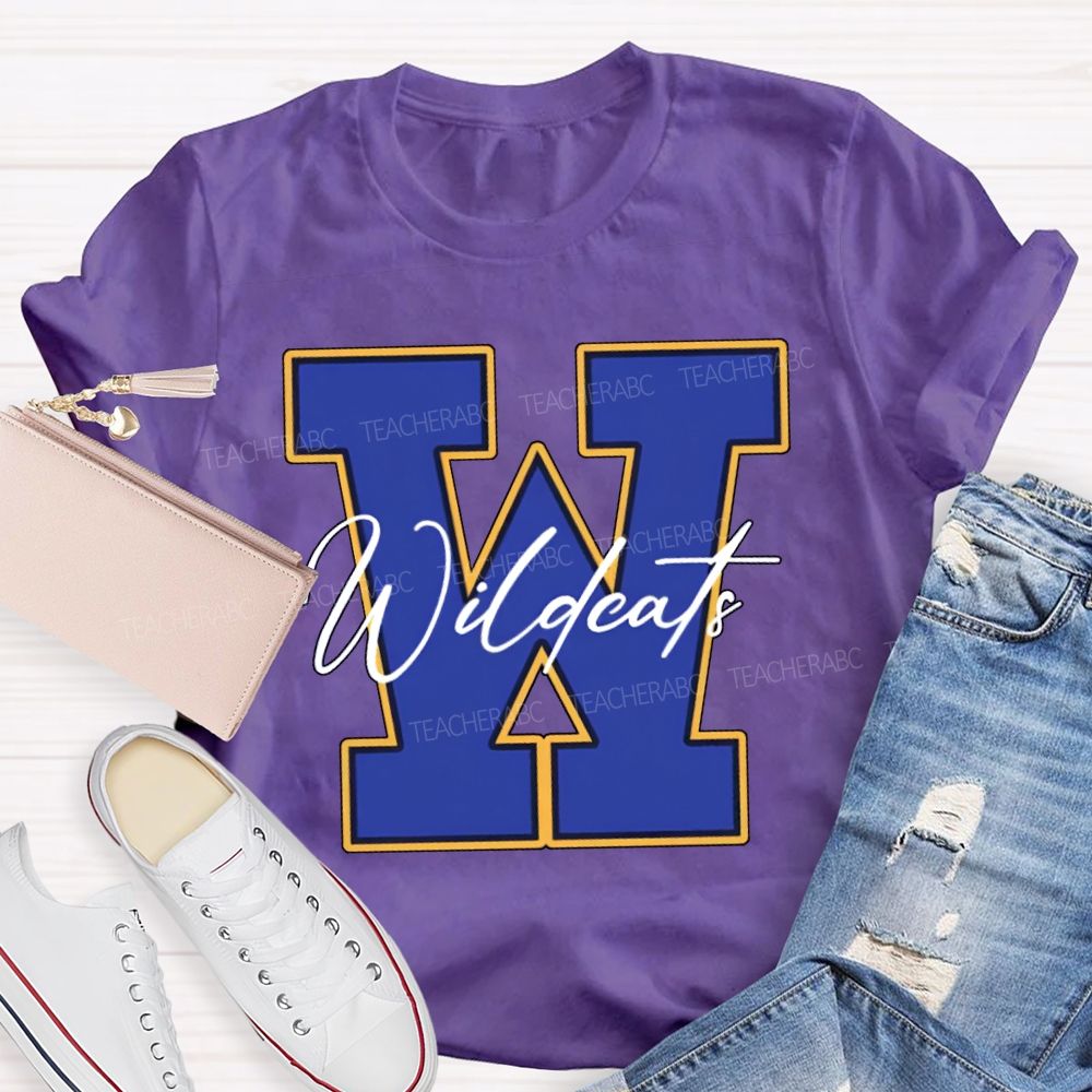 Personalized Mascot Colorful Font Mascot T-shirt
