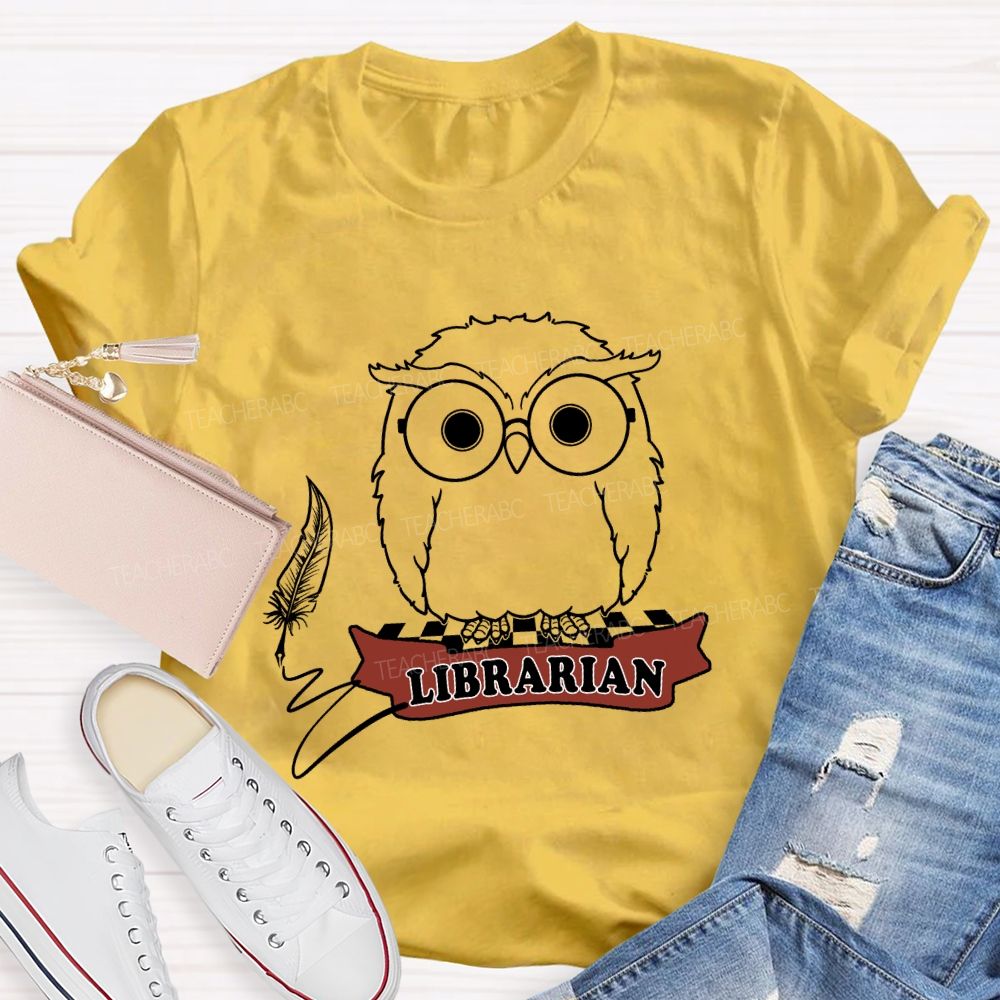 The Reading Owl Librarian T-Shirt