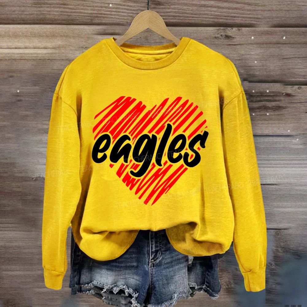 Personalized Mascot Valentine'S Day Sweatshirt