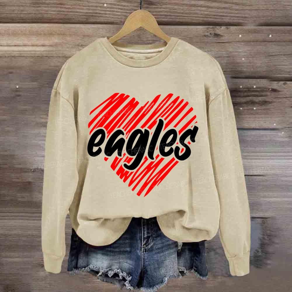 Personalized Mascot Valentine'S Day Sweatshirt