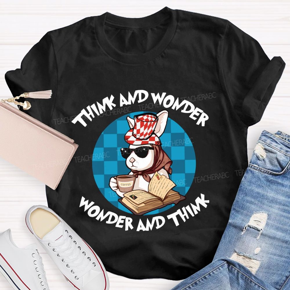 Think And Wonder Wonder And Think T-Shirt