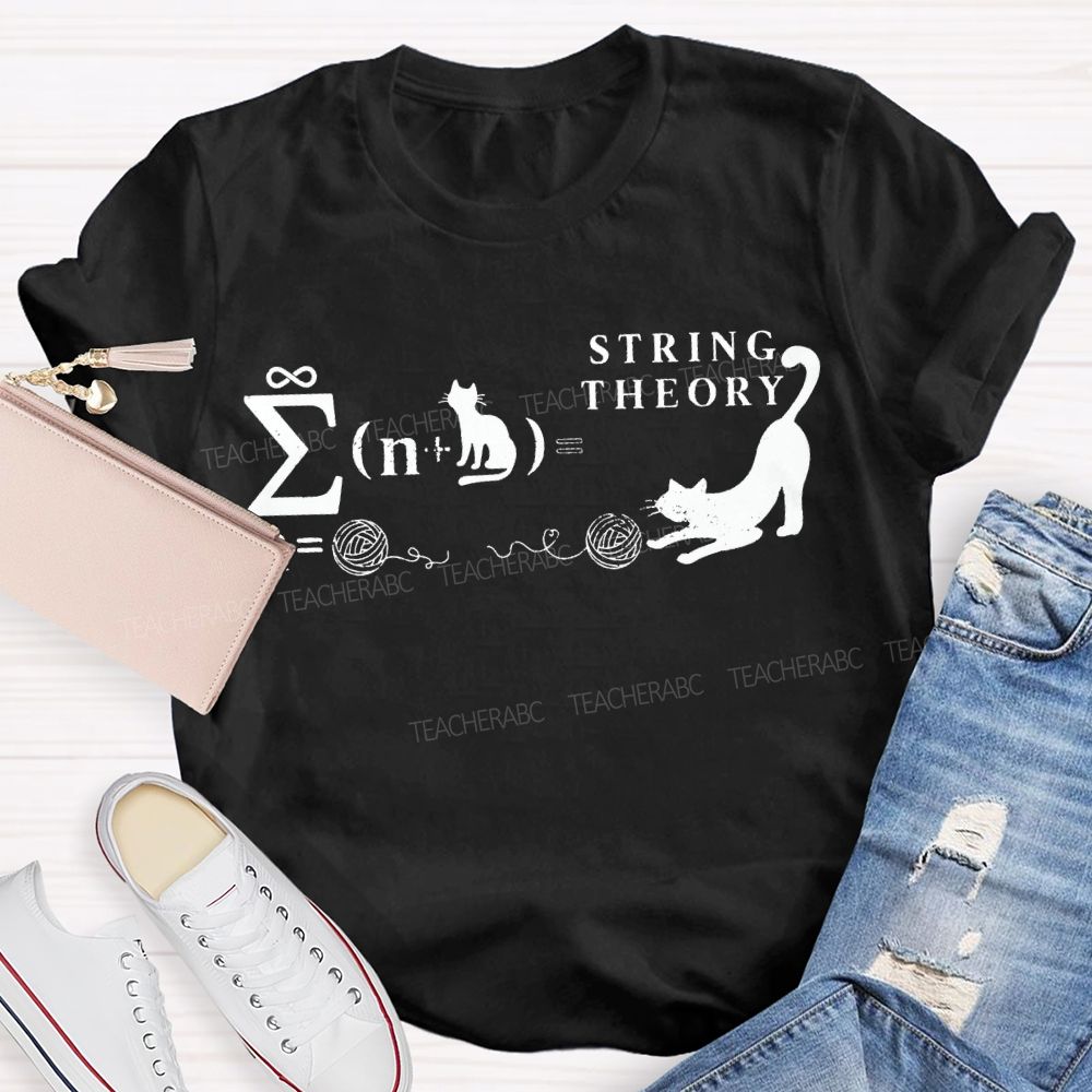 String Theory Quantum Mechanics Math Theory T-shirt