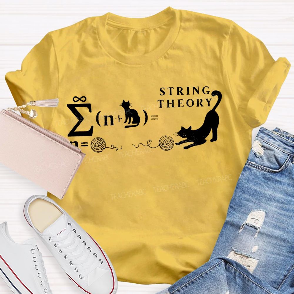 String Theory Quantum Mechanics Math Theory T-shirt
