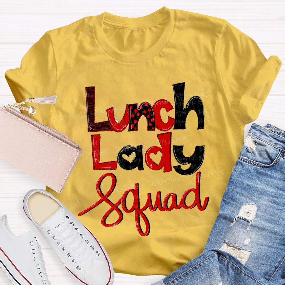 Lunch Lady Squad Valentine'S Day T-shirt
