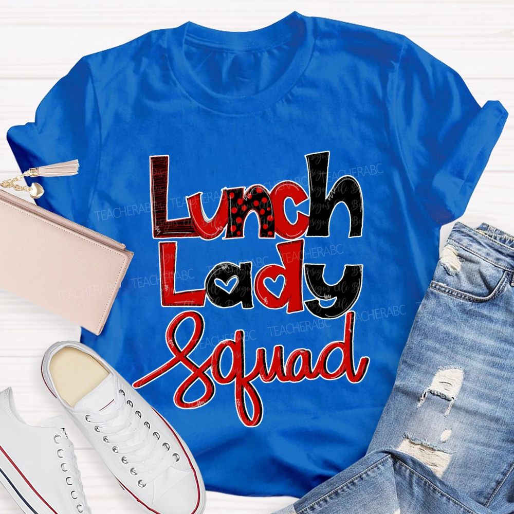 Lunch Lady Squad Valentine'S Day T-shirt