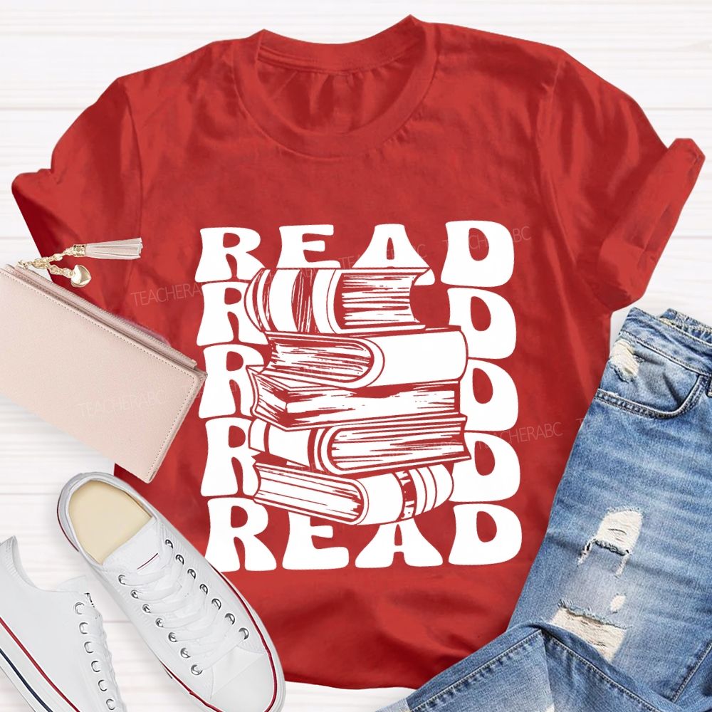 Read Books Fall In Love With Reading T-shirt