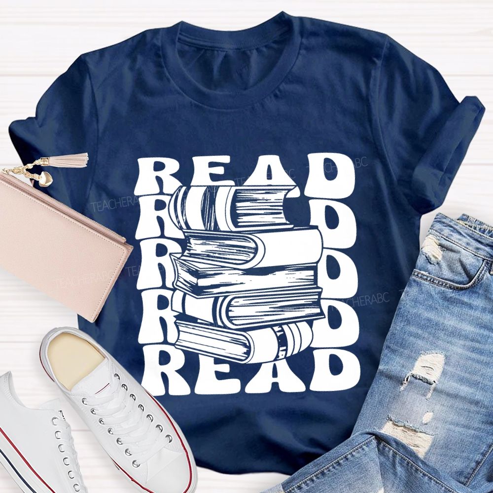 Read Books Fall In Love With Reading T-shirt
