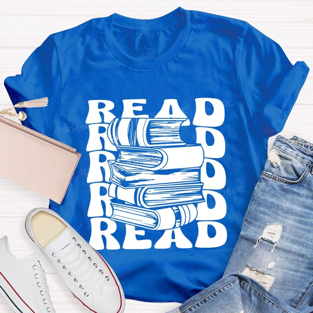 Read Books Fall In Love With Reading T-shirt