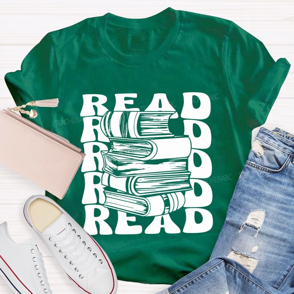 Read Books Fall In Love With Reading T-shirt