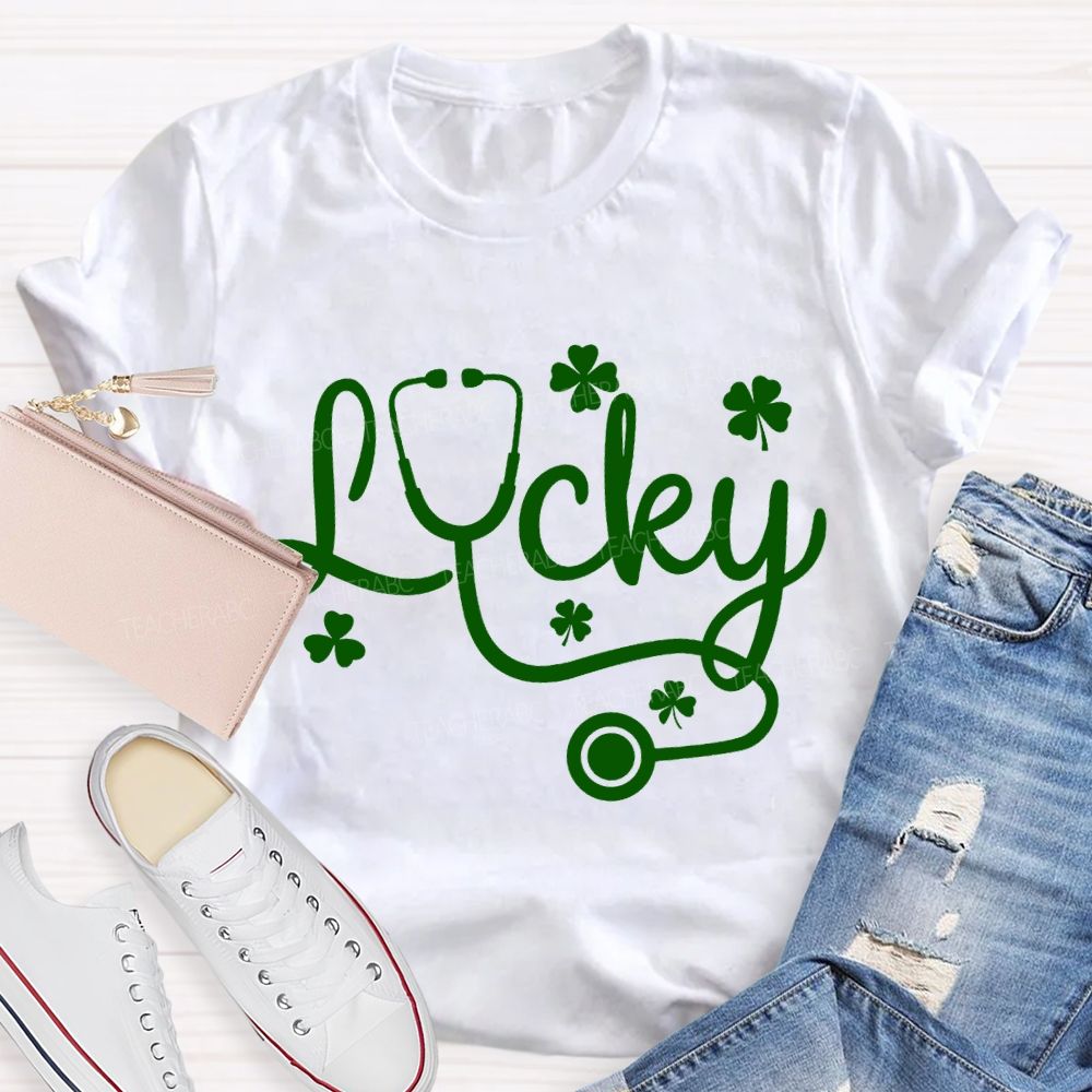 Lucky Nurse Shamrock March Happy Saint Patrick'S Day T-shirt