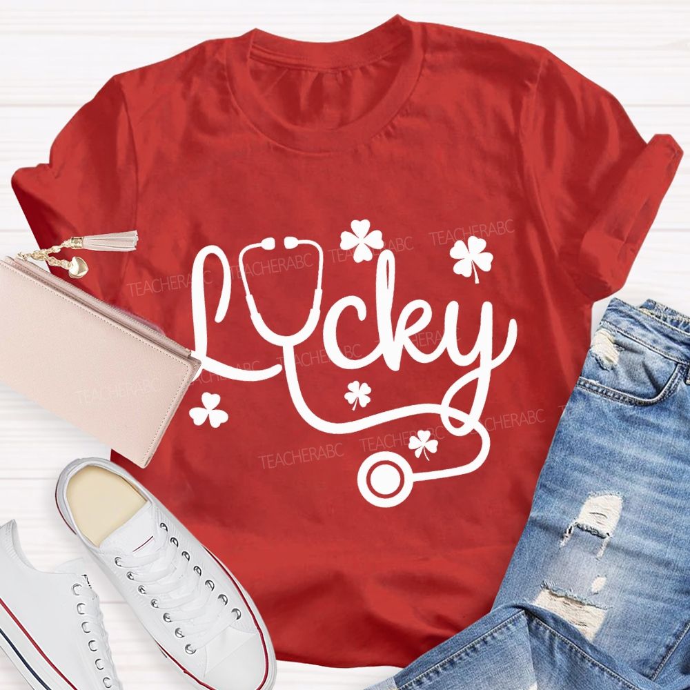 Lucky Nurse Shamrock March Happy Saint Patrick'S Day T-shirt