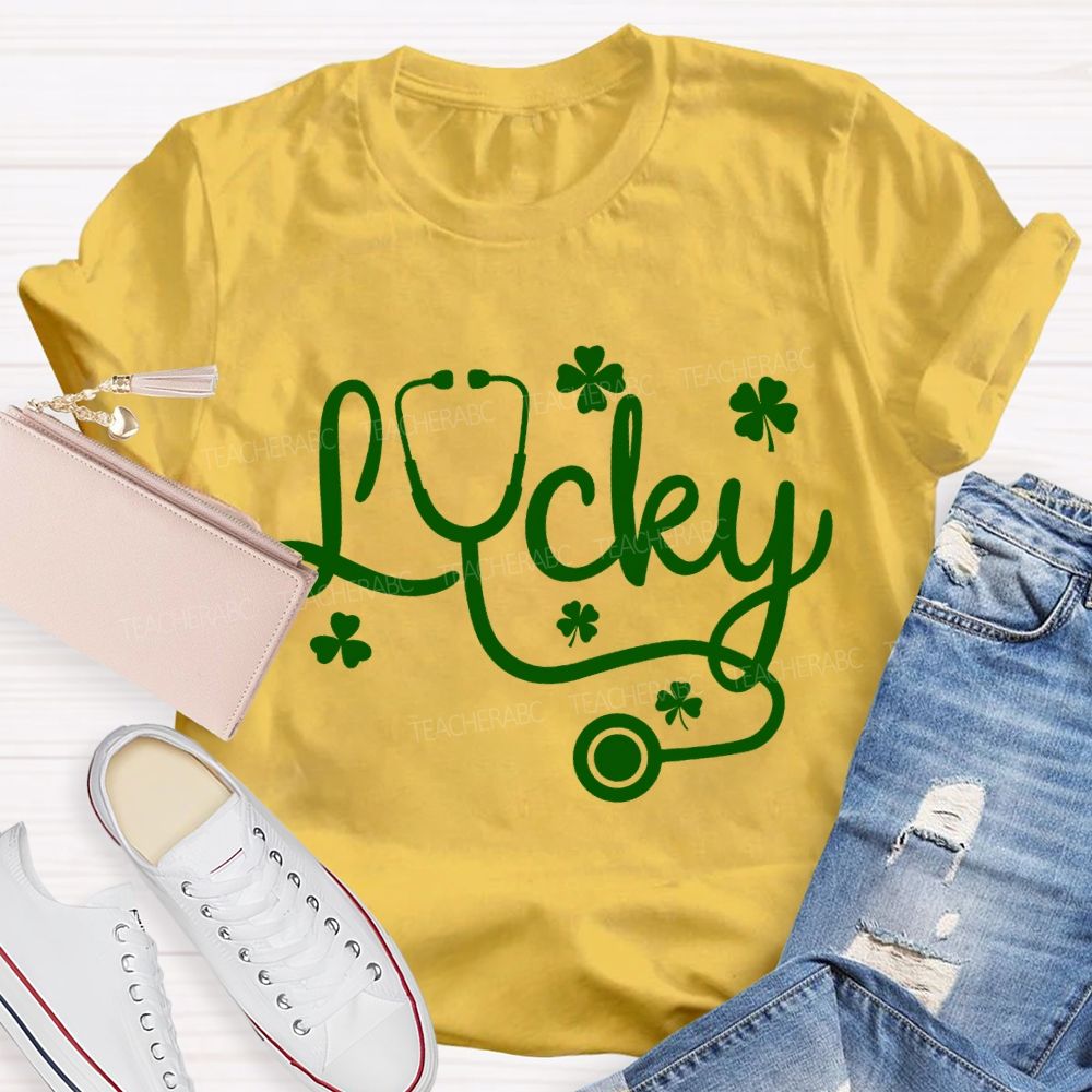 Lucky Nurse Shamrock March Happy Saint Patrick'S Day T-shirt