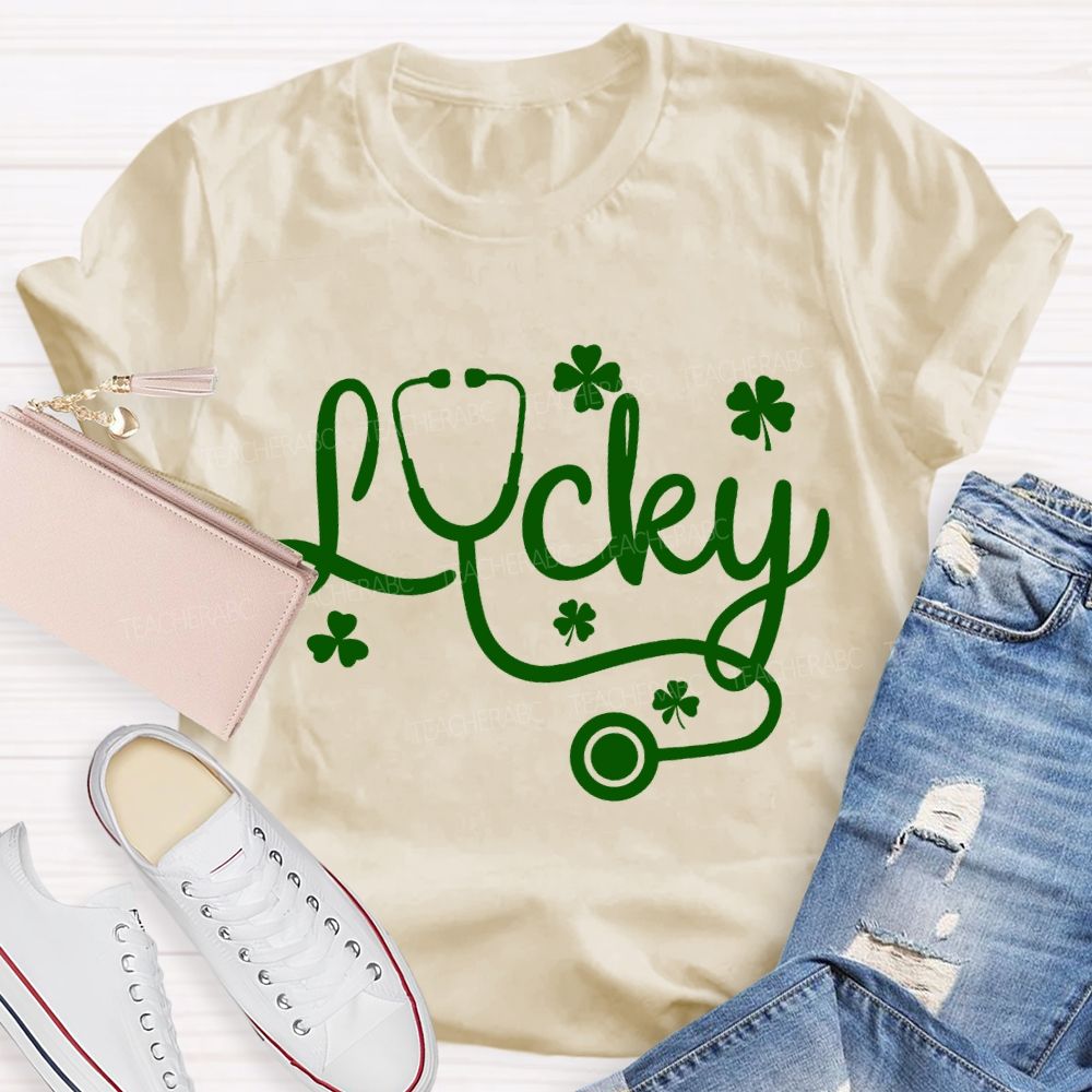 Lucky Nurse Shamrock March Happy Saint Patrick'S Day T-shirt