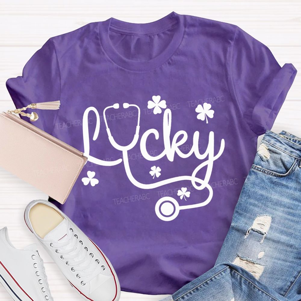 Lucky Nurse Shamrock March Happy Saint Patrick'S Day T-shirt