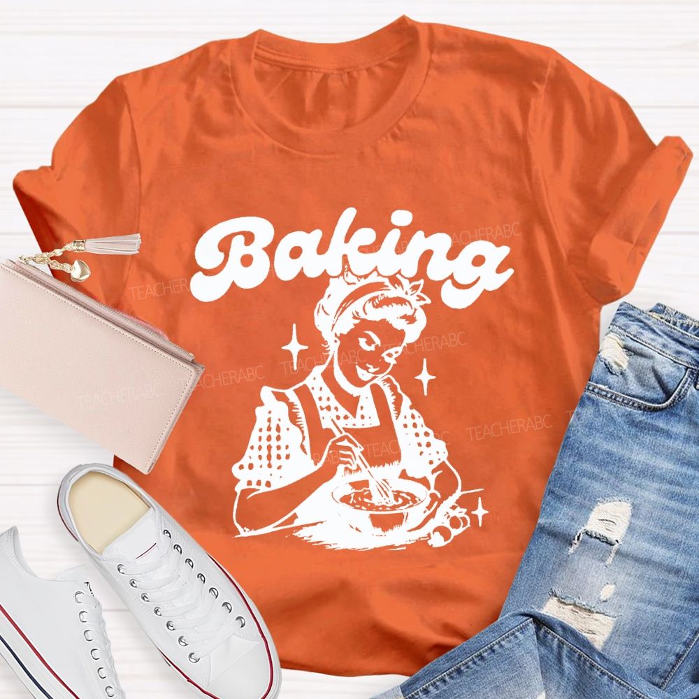 Lunch Lady Baking Feed Each Child T-shirt