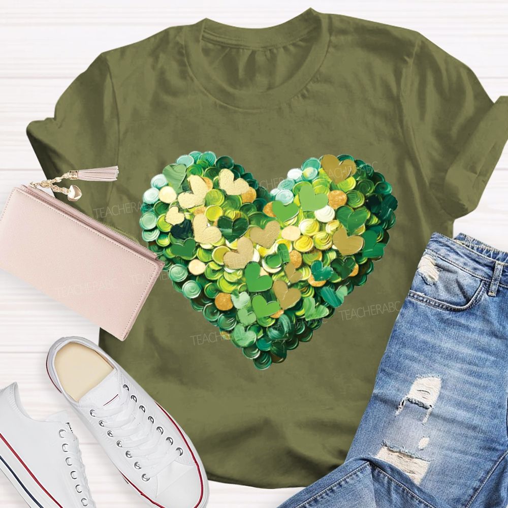 Lucky Heart Happy Saint Patrick'S Day T-shirt