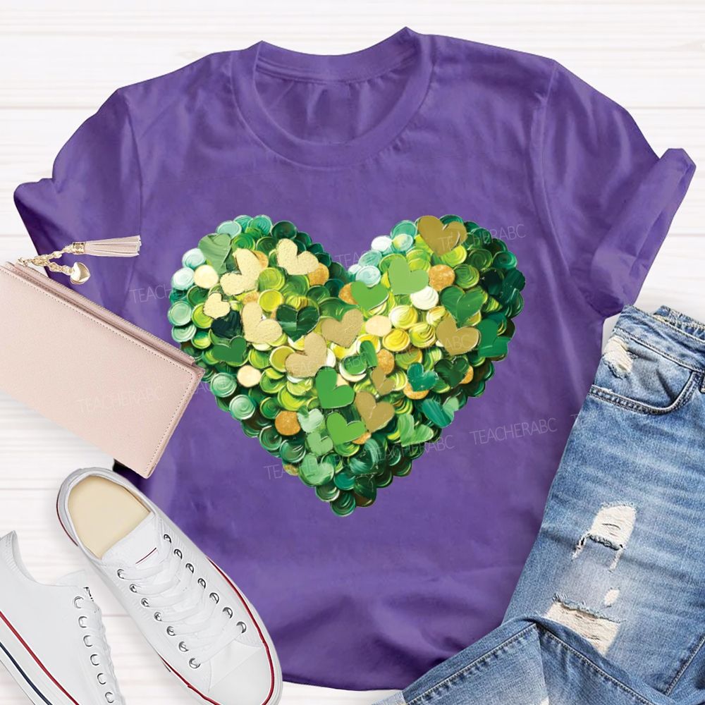 Lucky Heart Happy Saint Patrick'S Day T-shirt