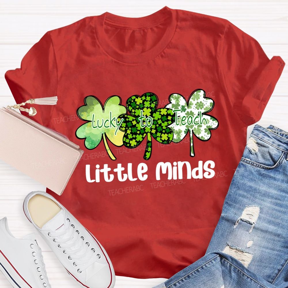 Lucky to Teach Little Minds T-shirt