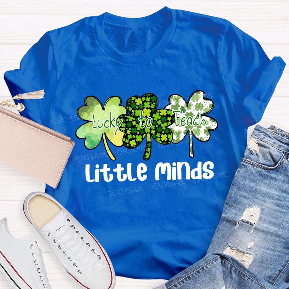 Lucky to Teach Little Minds T-shirt