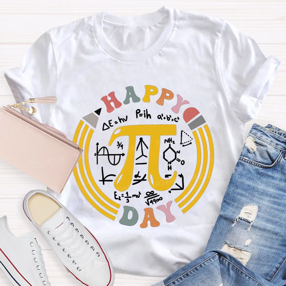 Happy Pi Day Math Teacher T-shirt