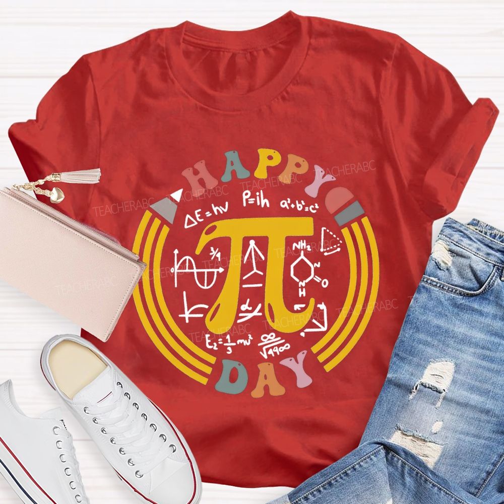Happy Pi Day Math Teacher T-shirt