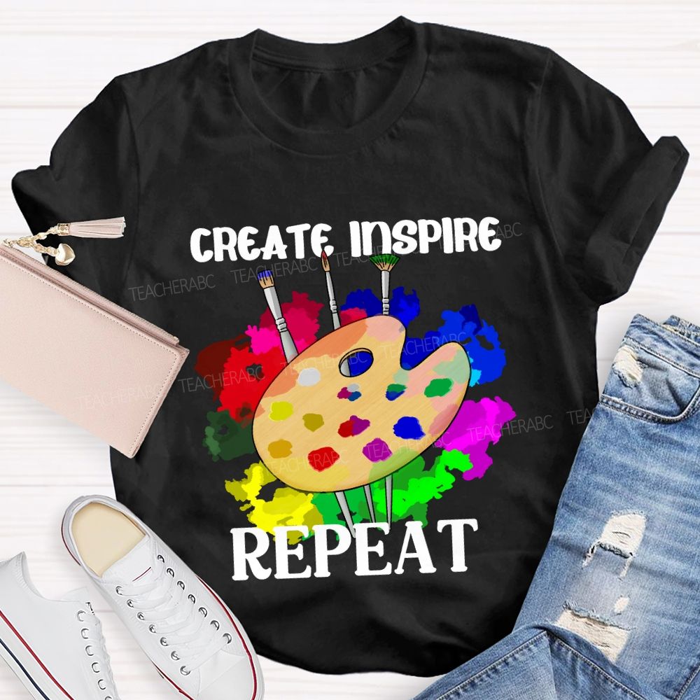 Create Inspire Repeat T-Shirt