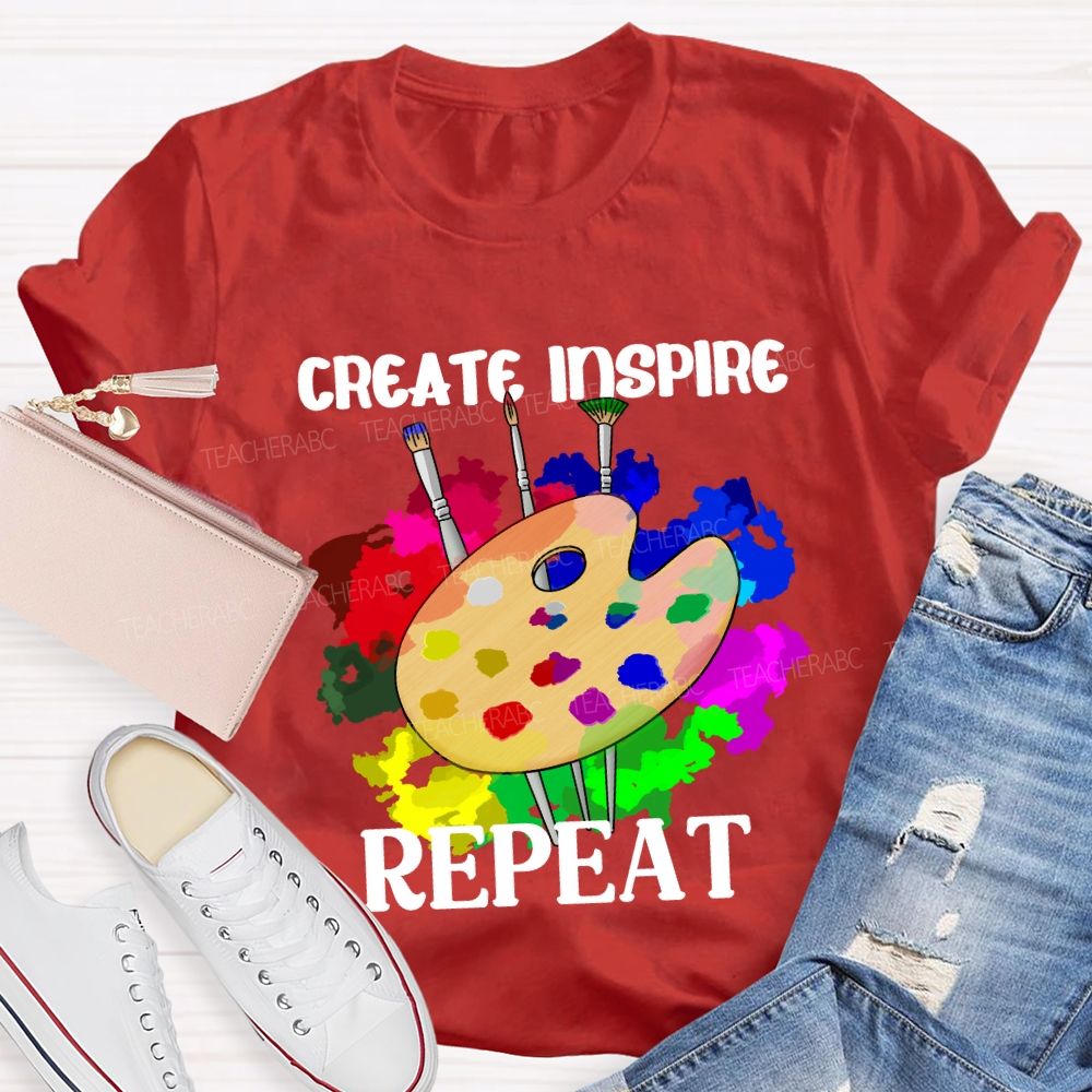 Create Inspire Repeat T-Shirt