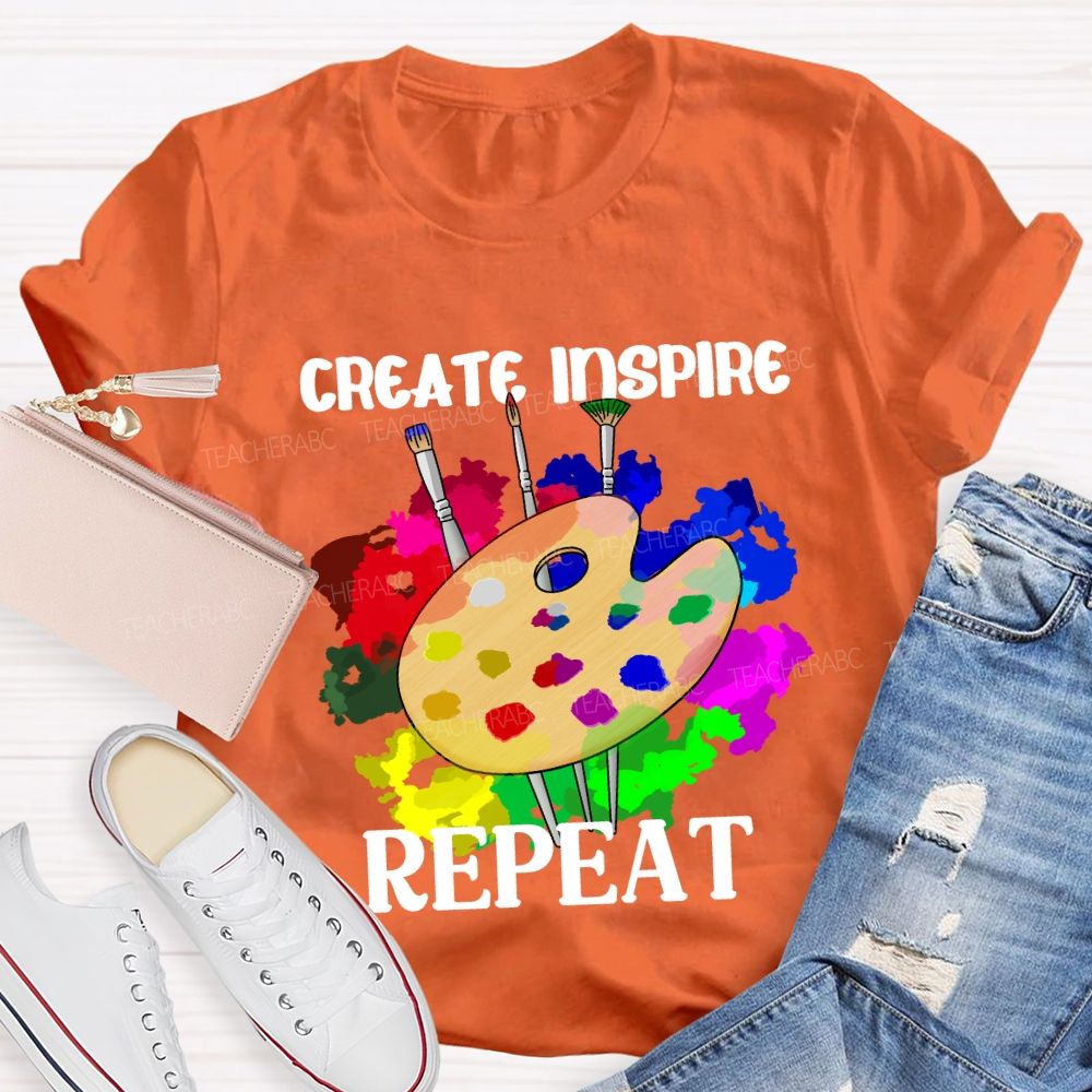 Create Inspire Repeat T-Shirt